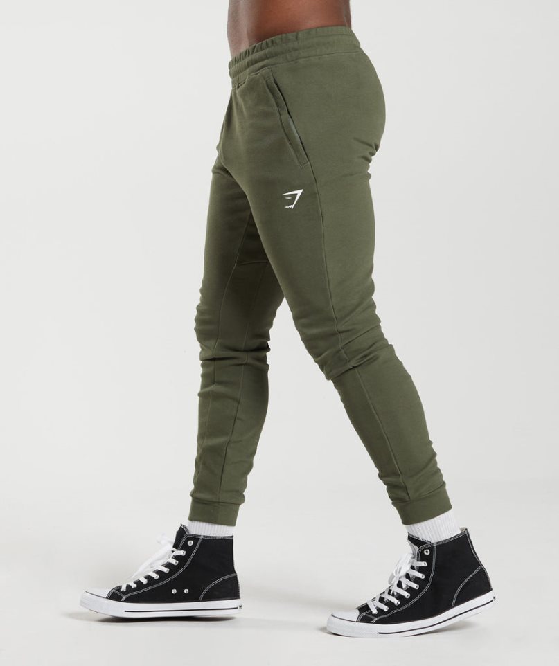 Men's Gymshark React Jogger Olive | CA A3710N